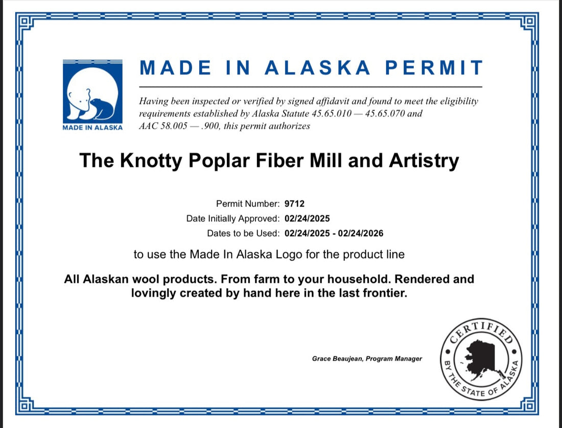 We’re proud to participate in the Made In Alaska Program!