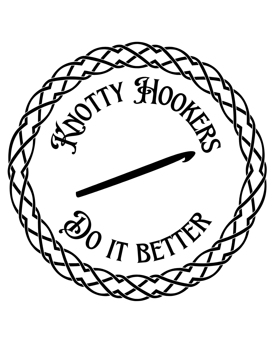 Knotty Hookers Do It Better 16OZ Glass Tumbler
